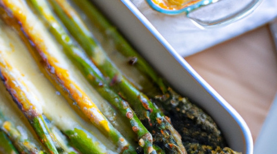 Savory Baked Asparagus with a Cheesy Twist
