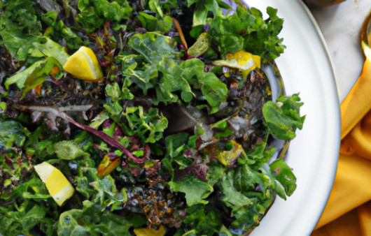 Savory Kale Celebration Salad recipe