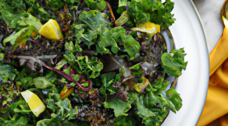 Savory Kale Celebration Salad recipe