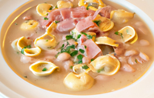 Savory Creamy Ham and Bean Tortellini Soup Recipe