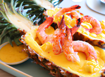 Savory Baked Coconut Shrimp Drizzled with Pineapple Glaze