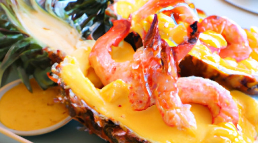 Savory Baked Coconut Shrimp Drizzled with Pineapple Glaze