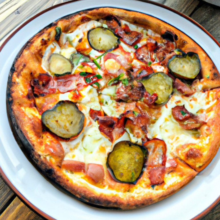 Savor the Flavor: Bacon Pickle Pizza with a Garlicky Twist