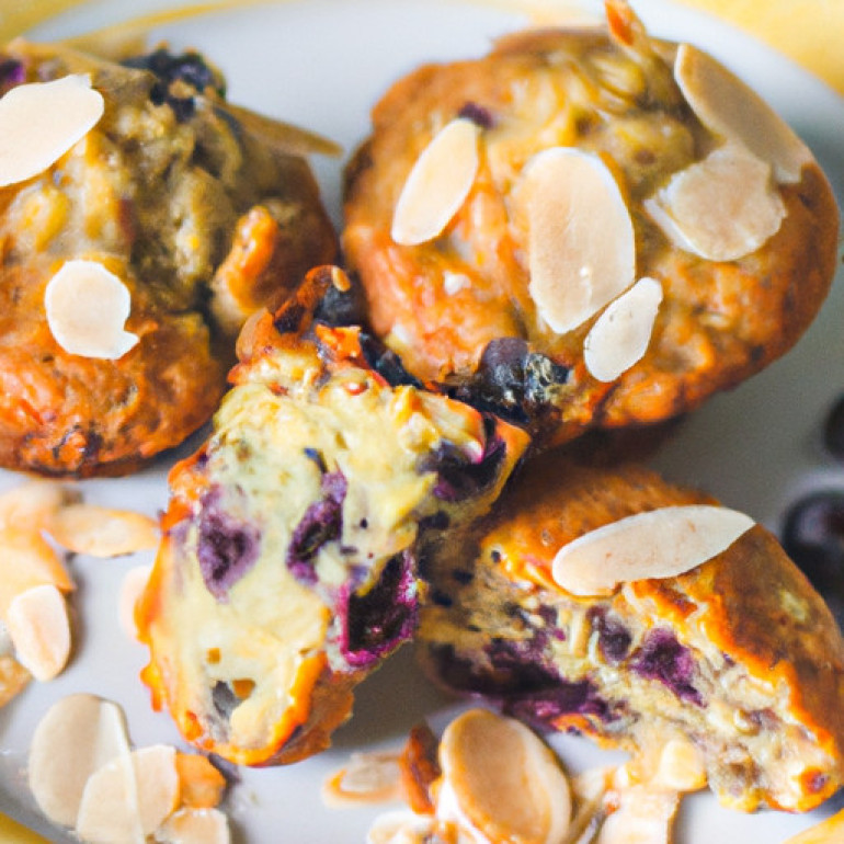 Delicious Blueberry Nut Muffins with Almond Flour