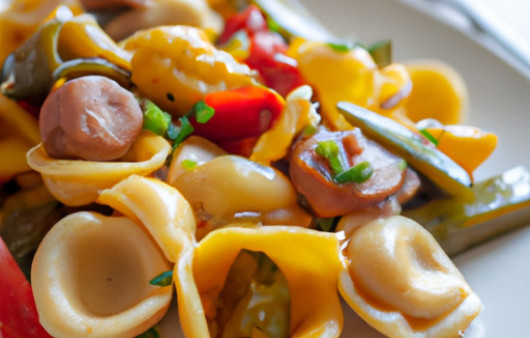 Savory Orecchiette with Fennel, Sausage, and Sweet Peppers Delight