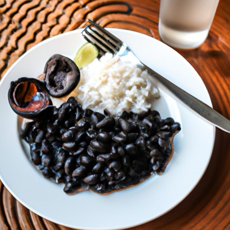 Savory Coconut-Infused Black Bean Delight