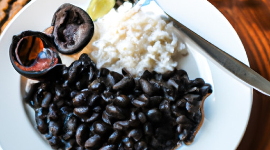 Savory Coconut-Infused Black Bean Delight