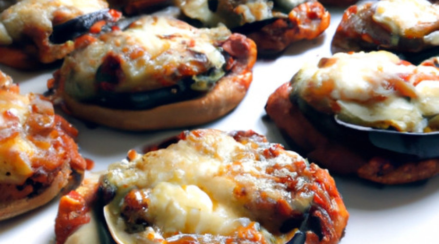 Savory Air Fryer Eggplant Parmesan Pizzas: A Bite-Sized Delight