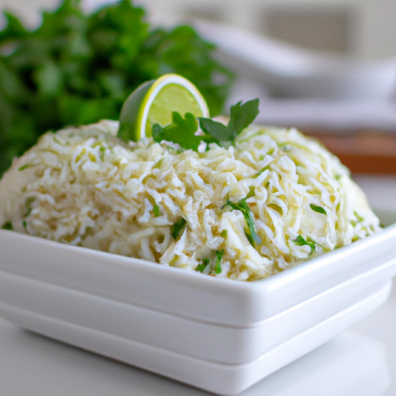 Lively Lime-Cilantro Rice in a Flash