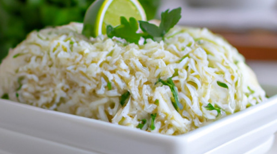 Lively Lime-Cilantro Rice in a Flash