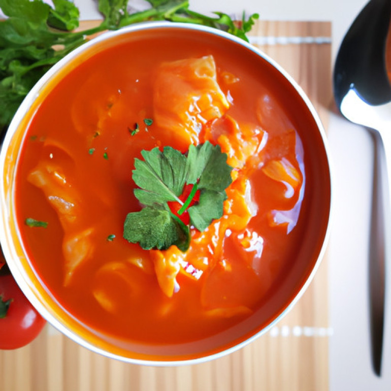 Savor the Boldness: Zesty Tomato Cabbage Soup