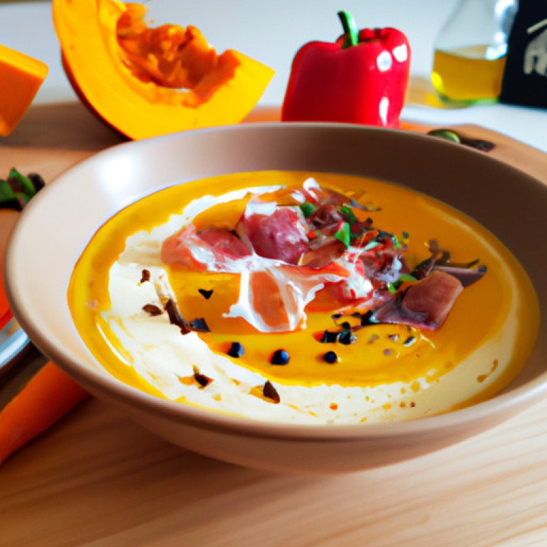 Hearty Pumpkin and Ham Soup: A Tantalizing Fall Delight!