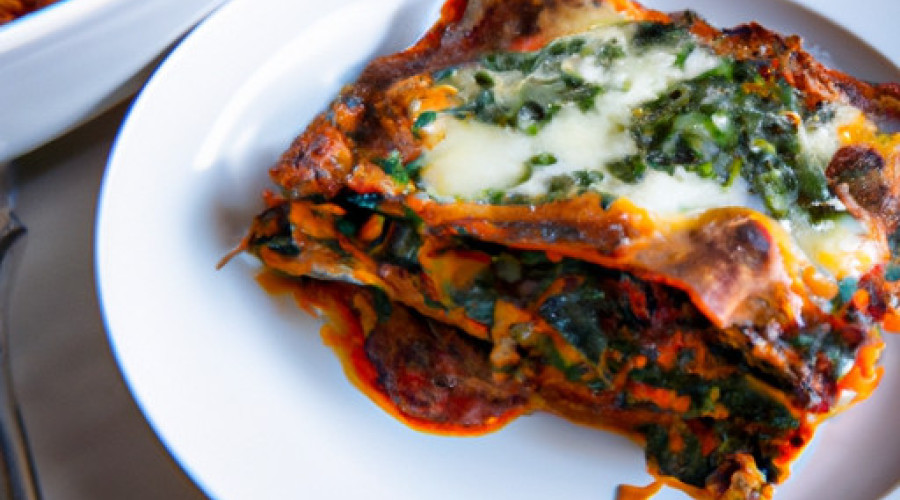 Savory Roasted Veggie and Kale Pasta Bake