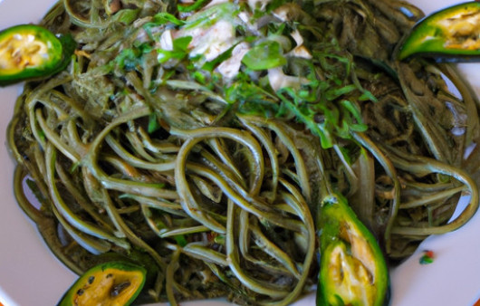 Zesty Green Pasta from Mexico