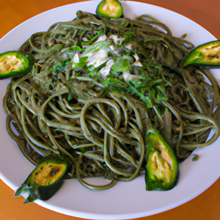 Zesty Green Pasta from Mexico