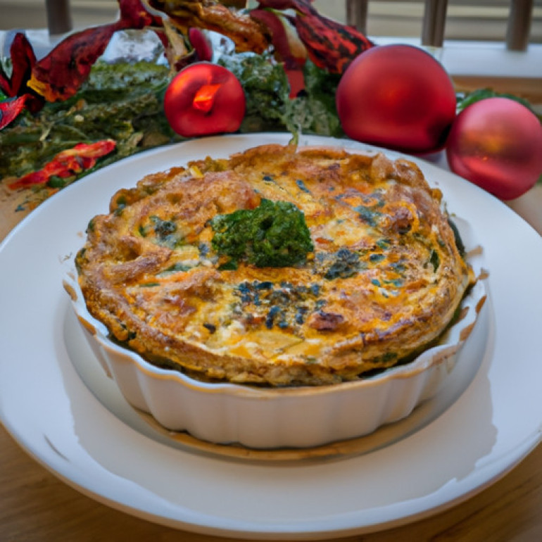 Savory Holiday Turkey Quiche Recipe