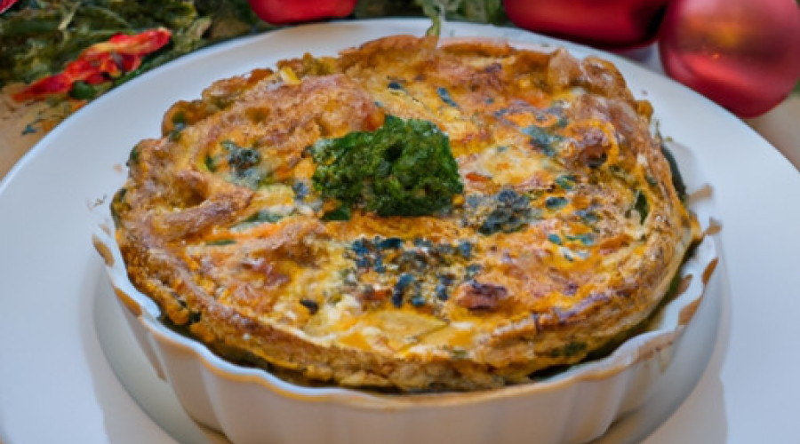 Savory Holiday Turkey Quiche Recipe