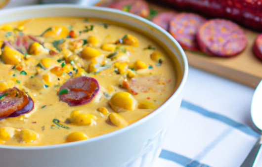 Delicious Instant Pot Corn Chowder Recipe with Smoked Sausage