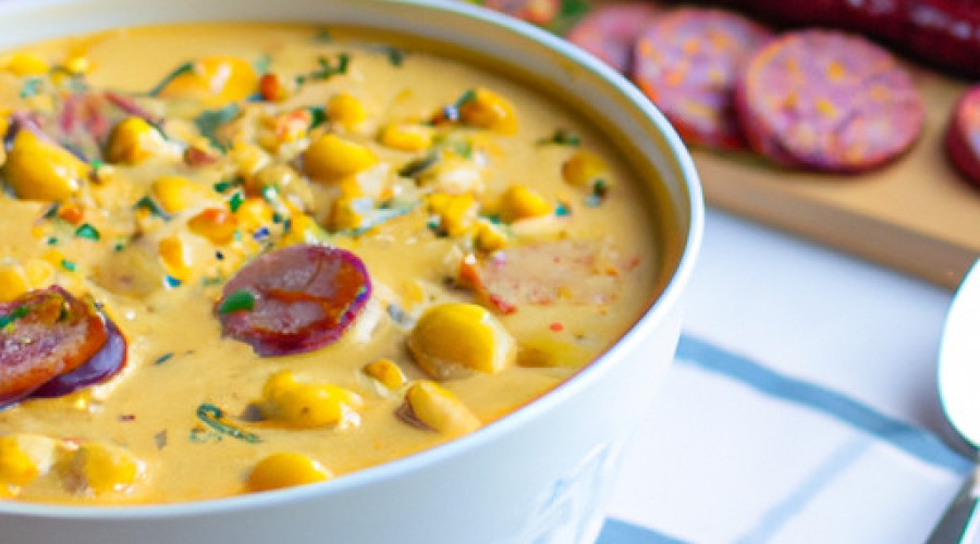 Delicious Instant Pot Corn Chowder Recipe with Smoked Sausage