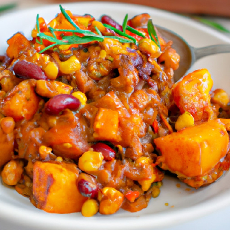 Ultimate Hearty Vegan Sweet Potato Chili Recipe: Slow Cooker Delight!