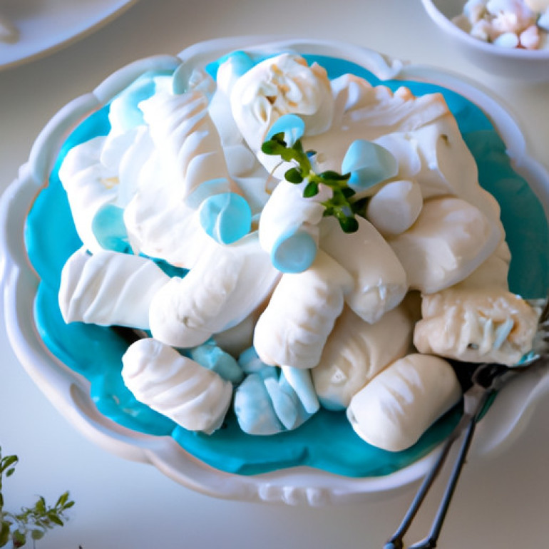Ultimate Blue Marshmallow Ice Cream Delight