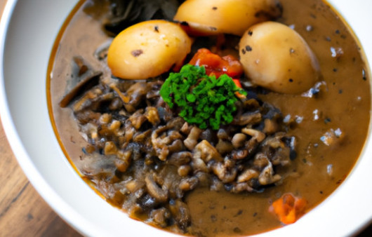 Savory Mushroom Potato Lentil Soup: A Flavorful Delight