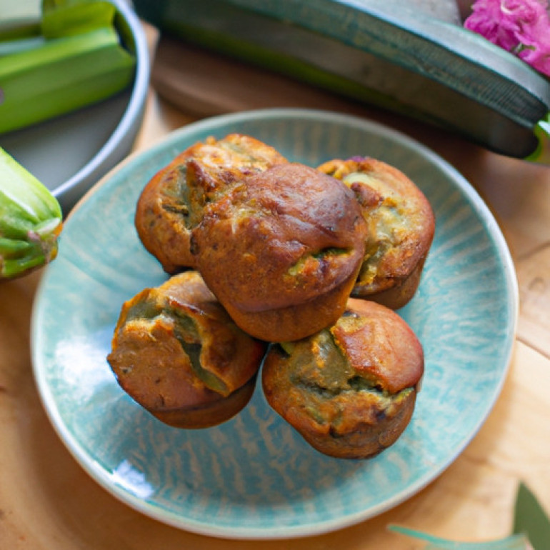 Savor the Plant-Based Delight: Zesty Zucchini Bread Muffins