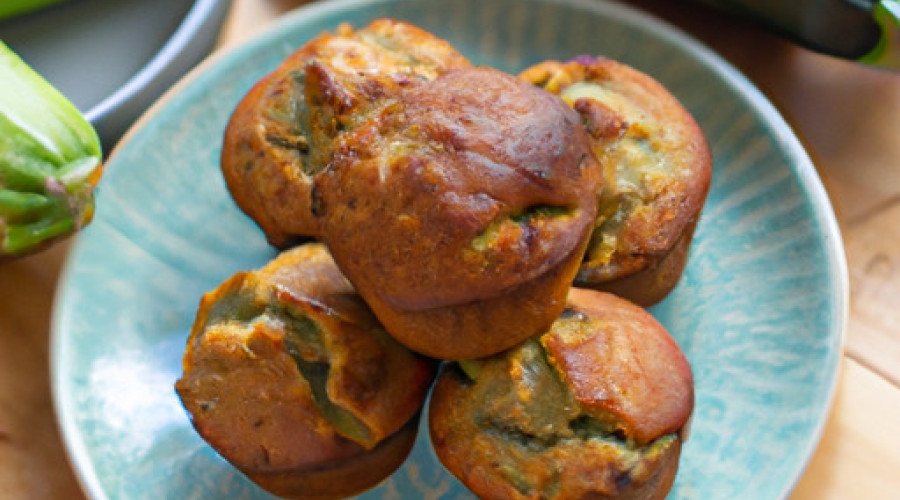 Savor the Plant-Based Delight: Zesty Zucchini Bread Muffins