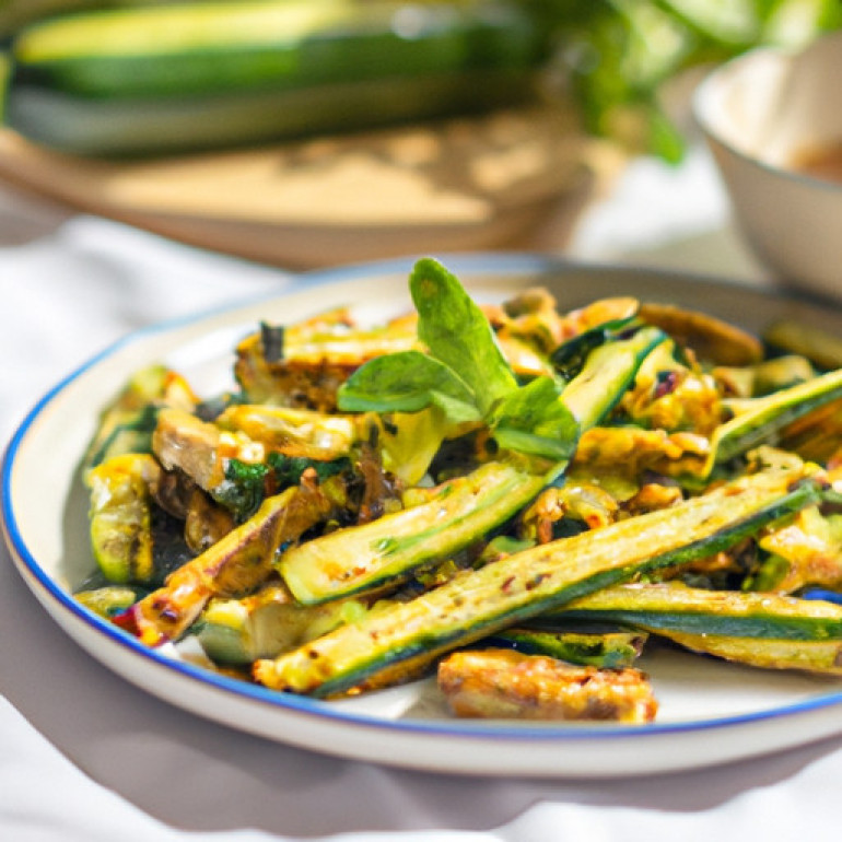 Crispy Baked Zucchini Fries: A Vegan Delight