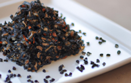 Delightful Fonio Infused with Black Sesame for a Flavorful Twist