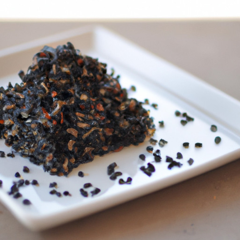 Delightful Fonio Infused with Black Sesame for a Flavorful Twist