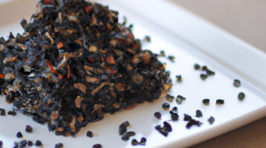 Delightful Fonio Infused with Black Sesame for a Flavorful Twist