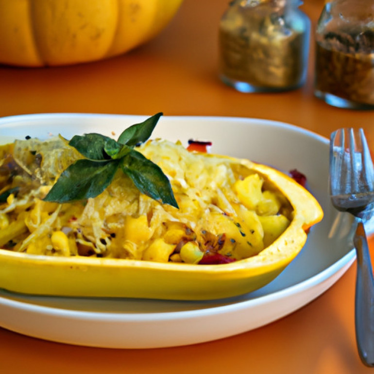 Savor the Flavors of the Mediterranean with this Amazing Spaghetti Squash Recipe