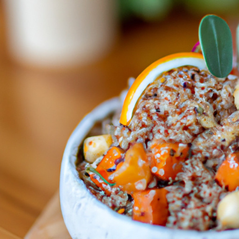 Savory Roasted Yam Quinoa Salad: A Delectable Twist