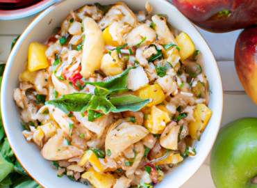Tropical Barley Delight: A Vibrant Island-Inspired Dish