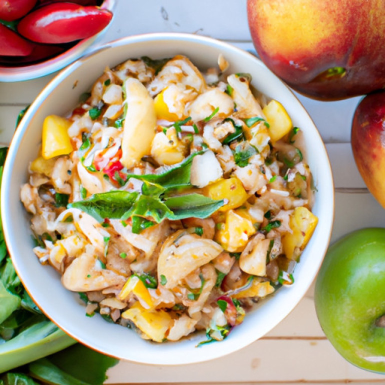 Tropical Barley Delight: A Vibrant Island-Inspired Dish