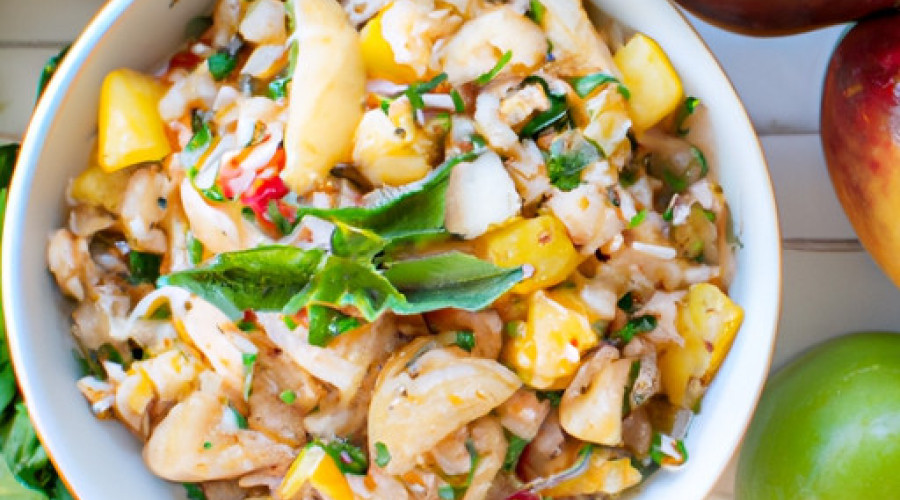 Tropical Barley Delight: A Vibrant Island-Inspired Dish