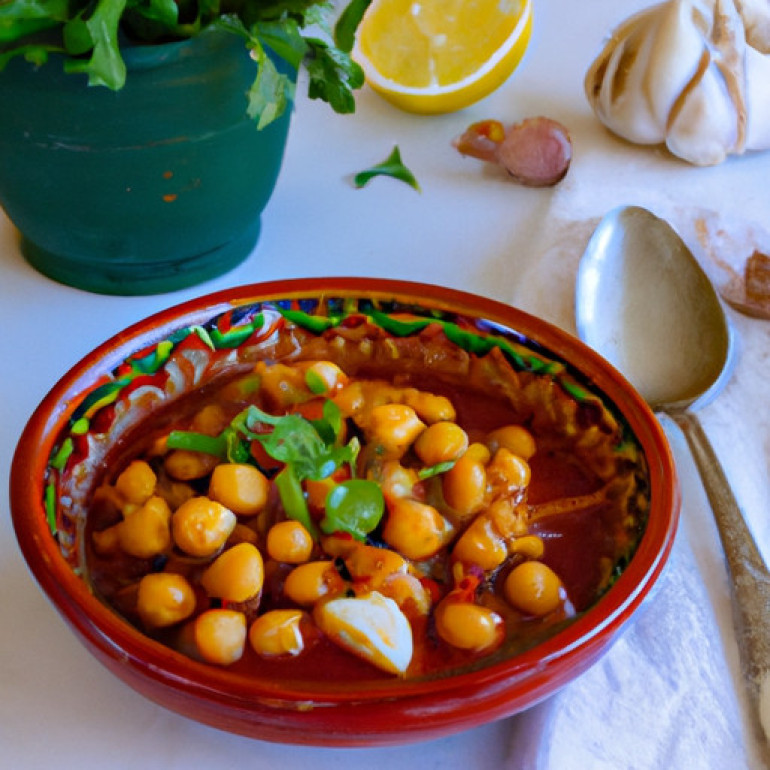 Savory Chickpea Tagine: A Flavorful Twist!