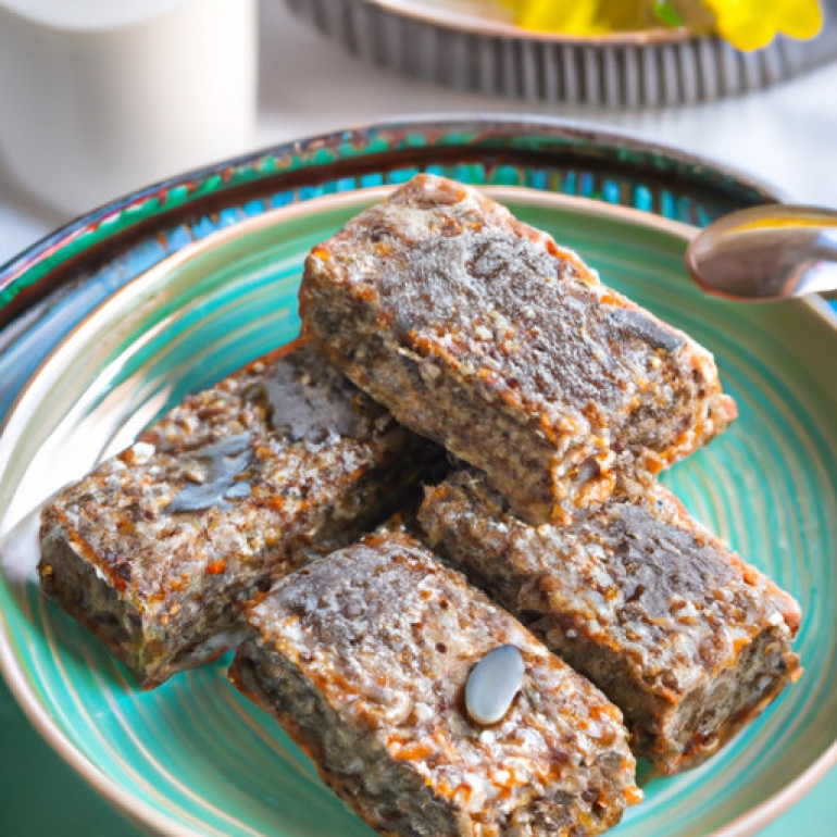Crunchy Almond Chia Bars: A Nutty Morning Delight