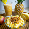 Zesty Pineapple Bliss: A Refreshing Crunchy Smoothie Recipe