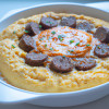 Savory Breakfast Casserole with Grits, Sausage, and Eggs