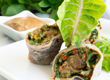Savory Sunflower Seed Collard Wraps Recipe