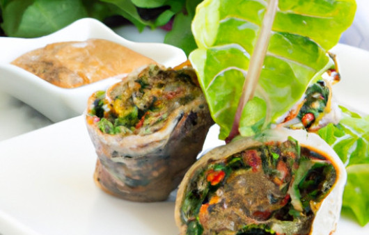 Savory Sunflower Seed Collard Wraps Recipe