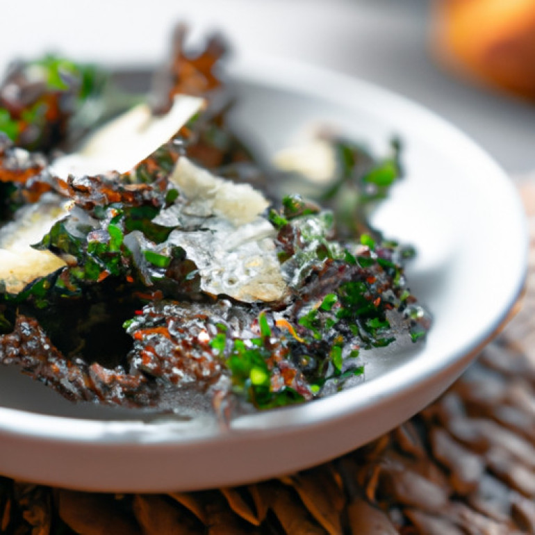 Crispy Parmesan Kale Chips: A Flavorful Air Fryer Delight
