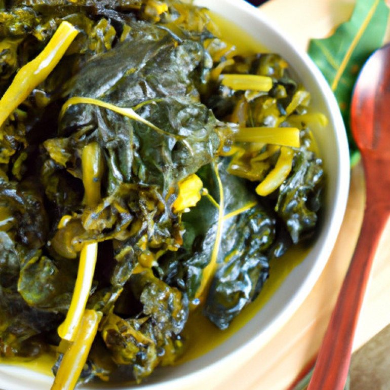 Flavorful Vegetarian Collard Greens Straight From the Pot