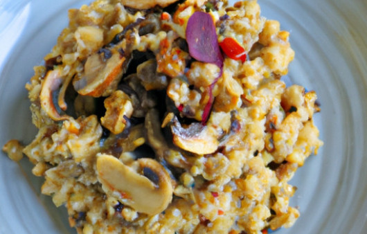 Savory Mushroom Quinoa Risotto: A Delectable Twist