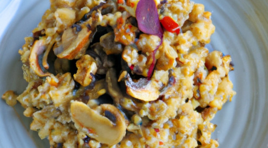 Savory Mushroom Quinoa Risotto: A Delectable Twist