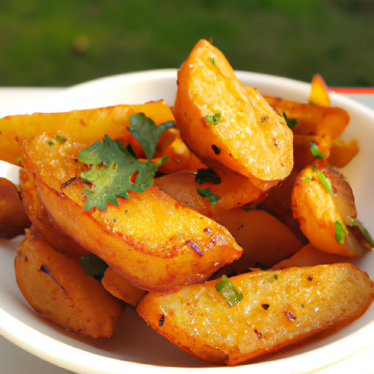 Crispy Fried Potato Delight inspired by Pakistan