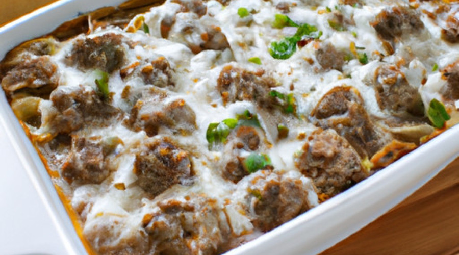 Savory Meatball Sub Casserole: A Creamy and Irresistible Twist