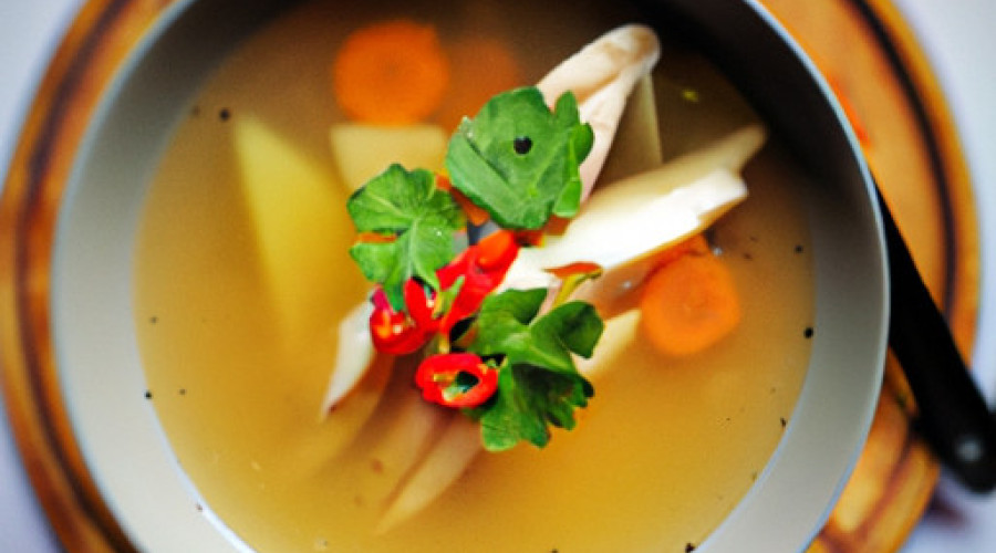 Spicy Chicken Soup with a Kick!